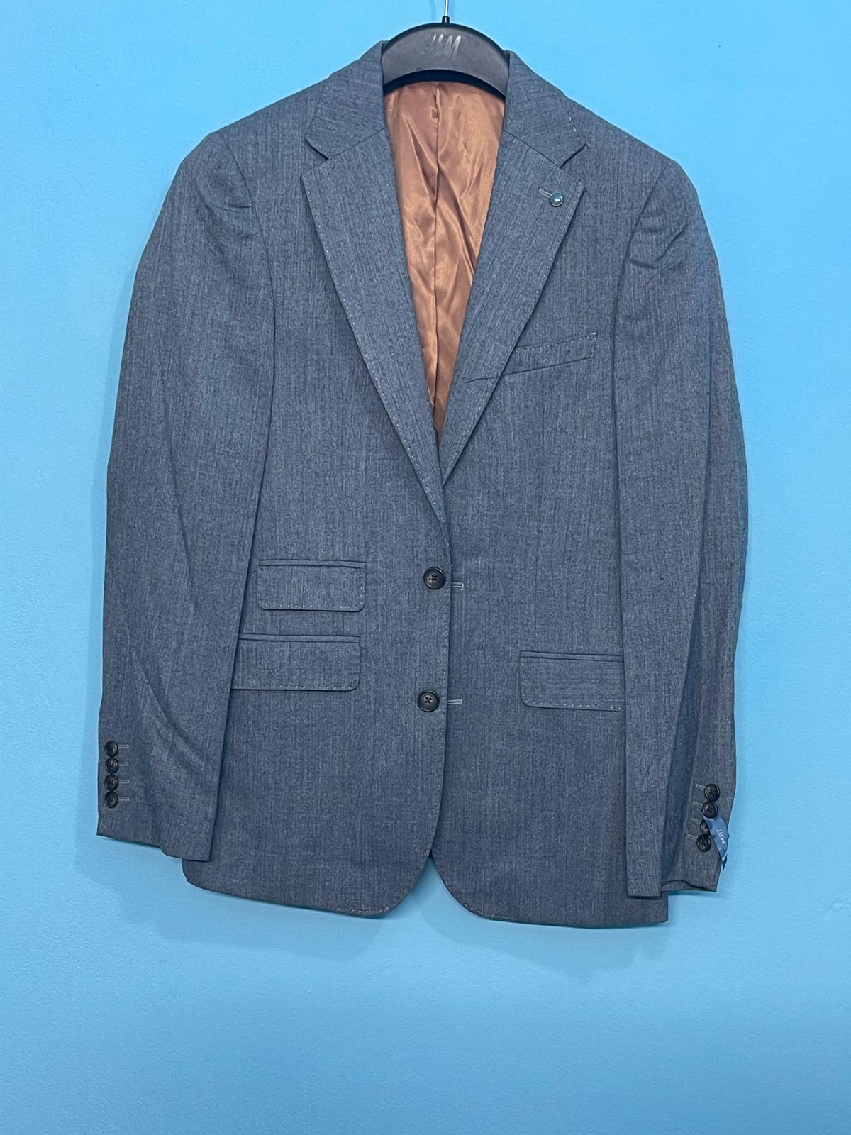 Signature Grey Dual Pocket Blazer